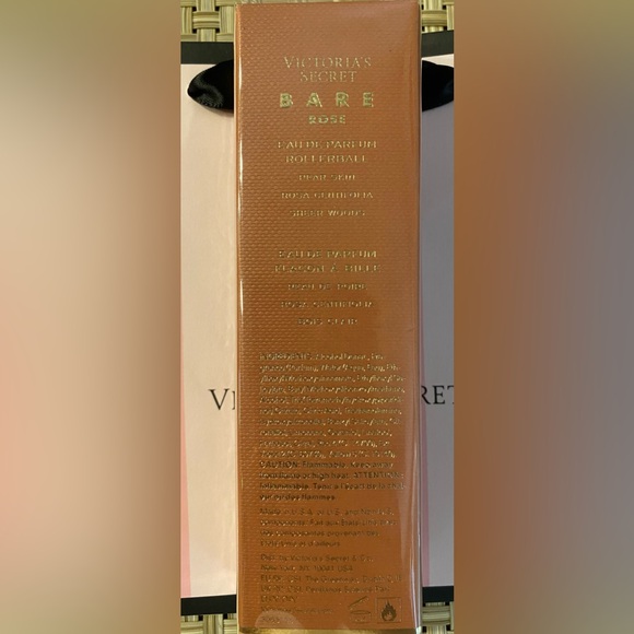 NEW VICTORIAS SECRET BARE ROSE ROLLERBALL FRAGRANCE - Picture 2 of 5